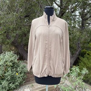 Orvis textured seersucker fitted jacket - size S
